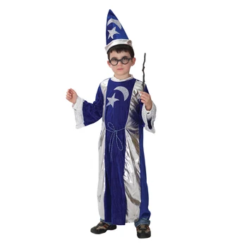 Halloween Viduslaiku Cosplay Kostīmi bērniem pieaugušo Priesteris Mūķene Misionāru vīriešiem Burvis Tērpu Komplekti Pieaugušo Cosplay kostīms, kleita