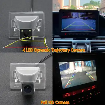 HD Dinamiskā Trajektorijas Dziesmas Atpakaļskata Atpakaļgaitas Kamera Mazda Mazda5 5 M5 2004 2005 2006 2007 2008 2009 2010 Autostāvvieta Monitors