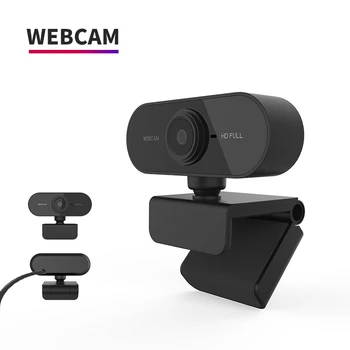 HD tīmekļa Kamera Kameras Web Cam Ar Mic Mikrofonu, Auto Fokuss Uz Datora, DATORU, Klēpjdatoru Cilnes Konferences videopārraide tīklā Web Kameru, 1080P 720p