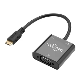 HDMI-saderīgam uz VGA Adapteris, Mikro Mini Vīriešu Adapteri uz VGA Sieviešu 1080p Pārveidotājs Klēpjdatoru, Xbox 360, PS3 PS4