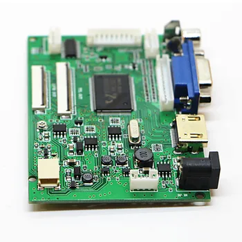 HDMI+VGA+ 2AV+Audio 40pin 50pin LCD Vadītāja Kontrolieris Valdes Komplekts Panelis CLAA070ND02/EJ070NA02/AT070TNA2 V. 1 1024*600