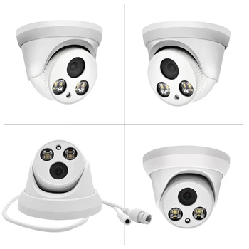 Hikvision Saderīgu ColorVu 5MP Dome POE IP Kamera 8MP Mājas Drošības CCTV Kameras 1080P IS 30m ONVIF H. 265 P2P Plug&play KĪN