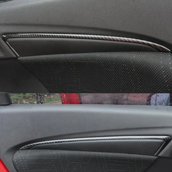 Honda FIT DŽEZA piederumi 2016 auto stils Automašīnas Durvis Interjera Margas, Apdares lentes kadru vāciņš melns