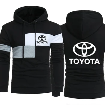 Hoodies Vīriešiem Toyota Automašīnas Logo Drukāt sporta Krekls Pavasara Rudens Gadījuma Vīrieši, Hoodies hip hop harajuku Fashion Hoody Vilnas tracksuit