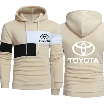 Hoodies Vīriešiem Toyota Automašīnas Logo Drukāt sporta Krekls Pavasara Rudens Gadījuma Vīrieši, Hoodies hip hop harajuku Fashion Hoody Vilnas tracksuit