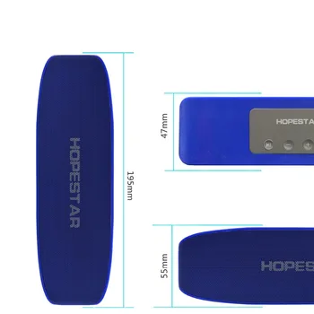 HOPESTAR 16w Lielas Enerģijas Āra Bezvadu Stereo Bluetooth Skaļruni 2400mah Power Bank Bass Subwoofer ar MIC TF FM, Telefonu, DATORU,
