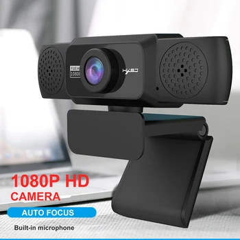 HXSJ USB Webcam Video Ierakstītājs Mājas Biroja 1080P Full HD Tīmekļa Kamera, Iebūvēts Mikrofons, Video Konferences tiešraide