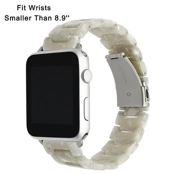 Immitation Keramikas Watchband par Apple iWatch Skatīties Series 5 4 3 2 1 44mm 42mm 40mm 38mm Grupa Sveķi Delnas Siksniņu, Jostu, Rokassprādzi