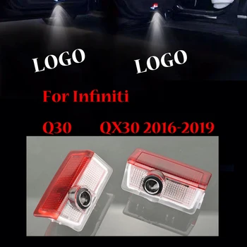 Infiniti Q30 QX30 2016 2017 2018 2019 2 Gabali, Automašīnas Durvju Laipni Gaismas Lāzera Projektoru Garu Ēnu Lampas