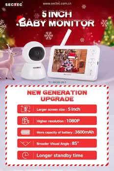 INQMEGA 1080P HD Tuya Kameras Telpās Wifi divvirzienu Audio ar 2MP IS Kameru Pārvietot Izsekošanas Brīdinājuma Smart Viens Taustiņš Zvanīšanas Mājas Drošības Kameras