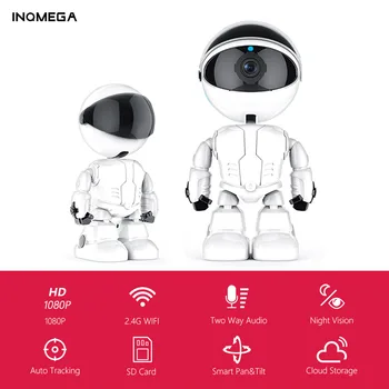 INQMEGA 1080P Mākonis IP Kameras Robots Viedo Kameru, Wi-fi Robotu Kameras Home Security Bezvadu CCTV Kameras