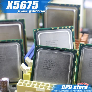 Intel Xeon X5675 CPU procesors /3.06 GHz /LGA1366/12 MB L3 95W Cache/Six Core/ server CPU Bezmaksas Piegāde , ir, pārdot X5680
