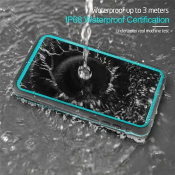 IP68 Ūdensnecaurlaidīga Gadījumā Huawei Mate 20 Pro Gadījumos Mate30 P30 Pro, Ūdens necaurlaidīgs Vāks 360 Aizsardzības Huawei P20 Pro Lite P30