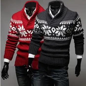 Ir 2021. Anglijas stila vīriešu džemperi, Puloveri, džemperi, Slim O-veida Kakla vīriešu džemperi, vīriešu modes Ziemassvētku džemperi