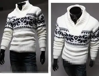 Ir 2021. Anglijas stila vīriešu džemperi, Puloveri, džemperi, Slim O-veida Kakla vīriešu džemperi, vīriešu modes Ziemassvētku džemperi