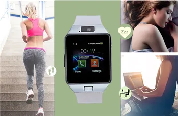 Ir 2021. Jaunu Digitālo Touch Screen Smartwatch DZ09 Q18 Ar Kameru, Bluetooth rokas Pulkstenis SIM Kartes Ios Android Telefoniem Aproce