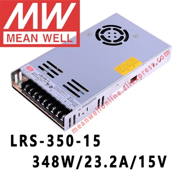 Ir Labi, LRS-350-15 meanwell 15V/23.2 A/348W DC Viena Izeja pārslēdzama Strāvas Piegādes interneta veikals
