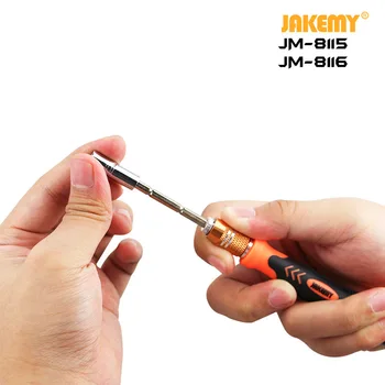 JAKEMY JM-8116 45 gab 1 Profesionālās Vairumtirdzniecības S2 Precizitāti Skrūvgriežu Komplekts Pielāgota DIY Remonta Instrumentu, Elektronikas Labošana