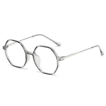 JASPEER Retro Sešstūra Metāla Rāmji, Brilles Sievietēm Ģeometriskās Optikas Rāmji Vīriešiem, Skaidrs, Lēcas, Brilles Brilles Augstas Kvalitātes