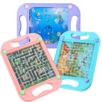 Jauna Tērauda Labirints, Puzzle Rotaļlietas Bumbu Smieklīgi Bērniem, Stress Rotaļlietas Naudas Labirints Taupīšanas Jautri Smadzeņu Spēle