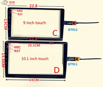 Jaunas black touch screen P/N 001 standarta jo XDX Auto GPS touch sensoru, Video Atskaņotājs, Navigācijas 001 standarta jo XDX GT915 GT915L