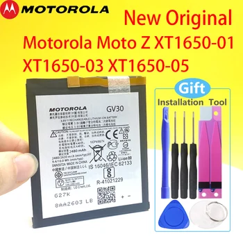 Jaunas Oriģinālas Motorola Moto Z XT1650-01 XT1650-03 XT1650-05 GV30 2630mAh Mobilo Tālruni+Dāvana, Instrumenti,