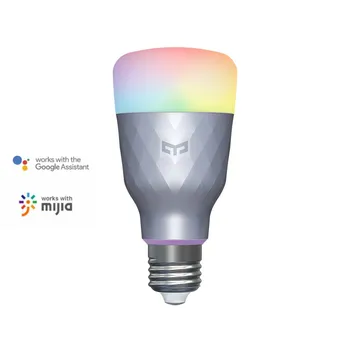 Jauno Atbrīvošanu Yeelight 1SE Smart LED Spuldzes E27 6W RGB Balss Kontroles Krāsains Gaismu, lai Google Home Darbu Mijia