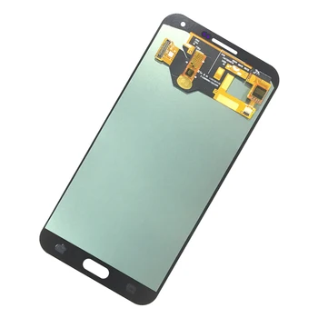 Jauno Super AMOLED LCD E7 E700 E700F E7000 E70 Displeja Testēti Darba Touch Screen Montāžas Rāmis Samsung Galaxy e7