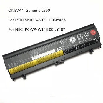 JAUNS akumulators L560 L570 battery Lenovo thinkpad SB10H45073 SB10H45074 SB10H45071 akumulatora 00NY486 Par NEC PC-VP-W143