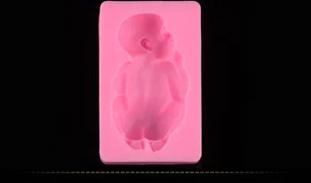 Jauns & Hot Skaisti Baby Modelēšanas Pomādes Apdare, Pelējums Uz Silikona Kūka Šokolādes Pelējuma D225
