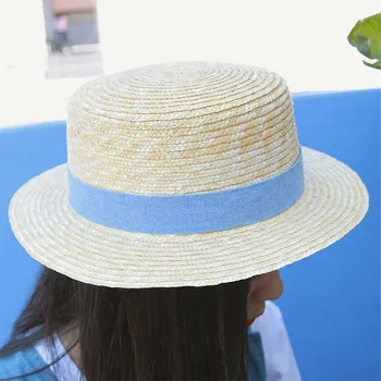 Jauns Produkts Modes Saule Cepuri Sieviešu Vasaras Loku Salmu Cepures Sievietēm, Pludmales Cepures Chapeau Femme Hepburn Cepures