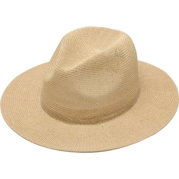 Jauns vasarā saules cepuri gadījuma vīrieši sievietes salmu cepures Elpojošs savvaļas tūrisma beach klp sunhat salmu sieviešu āra pludmales saules cepures
