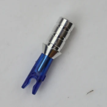 Jaunu 36pcs/daudz Bultiņas Pin Nocks Izmērs S Bultiņas Nock +Alumīnija Pin ID 3.2 mm 4.2 mm 6.2 mm Oglekļa Bultiņas Vārpstas DIY Loka šaušana Piederumu