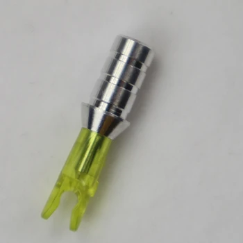 Jaunu 36pcs/daudz Bultiņas Pin Nocks Izmērs S Bultiņas Nock +Alumīnija Pin ID 3.2 mm 4.2 mm 6.2 mm Oglekļa Bultiņas Vārpstas DIY Loka šaušana Piederumu