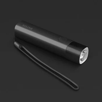 Jaunu aarival Youpin SOLOVE X3, USB Uzlādējams Spilgtumu EDC Lukturīti 3000mAh Power Bank Pārnēsājams Mini LED Lukturītis, lai Velosipēds H20