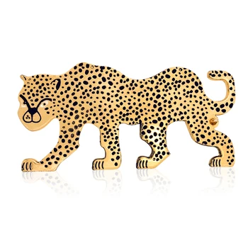 Jaunu apšuvuma sakausējuma pamanīja leopard kulons radošo pilienu eļļas leopards, jaguar keychain metāla piederumus pasūtījuma