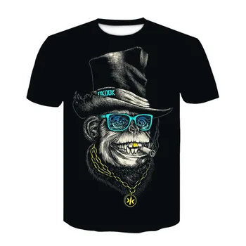 Jaunu Gadījuma Galvaskausa Pokera Iespiesti 3D T-Krekls Vīriešiem ar Īsām Piedurknēm Tee Kreklu Homme Black Dizaina t-veida Topi Vīriešu Vasaras Topi Piliens Kuģis