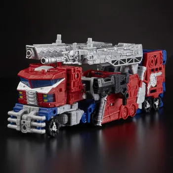 JAUNU Hasbro Transformers Rotaļlietām Paaudzēm Karš Cybertron Līderis WFC-S40 Galaxy Uzlabot Optimus Prime 23cm PVC Rīcības Attēls