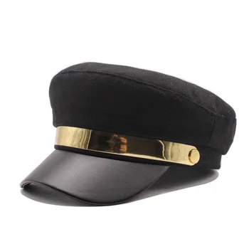 Jaunu vilnas Sieviešu Beretes Rudens Ziemas Newsboy cepuri Vintage Modes Astoņstūra Gadījuma boina Rudens 2019 Zīmolu Sieviešu Cepures