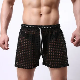 Jaunums vīriešu īsās bikses mājās pidžamas bikses Sporta Gadījuma Acs Sexy Geju Vīriešu Dzimuma Cilvēks, apakšveļa Sleepwear Dobi bokseris