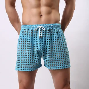 Jaunums vīriešu īsās bikses mājās pidžamas bikses Sporta Gadījuma Acs Sexy Geju Vīriešu Dzimuma Cilvēks, apakšveļa Sleepwear Dobi bokseris