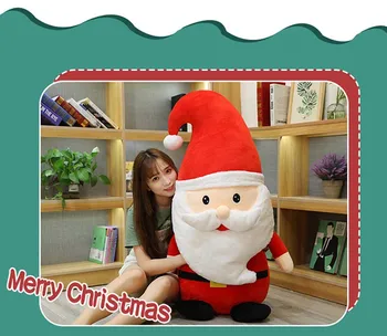 Jaunā Santa Claus Plīša Pildījumu Rotaļlietas Elk Lelle Ziemassvētku dāvana Svētku Rotājumi, Ziemassvētku Rotājumi, Foto Aksesuārus, Bērnu Dāvanu