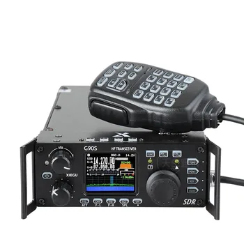 Jaunāko Firmware Xiegu G90 HF Amatieru Radio Transīvers 20W SSB/CW/AM/FM 0.5-30MHz SDR Struktūra ar iebūvētu Auto Antenas Uztvērējs