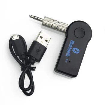 Jaunākās Universālā 3,5 mm Straumēšanas Auto A2DP Bezvadu Bluetooth AUX Audio Mūzikas Uztvērējs Adapteris Brīvroku sistēmu ar Mic pa Tālruni MP3
