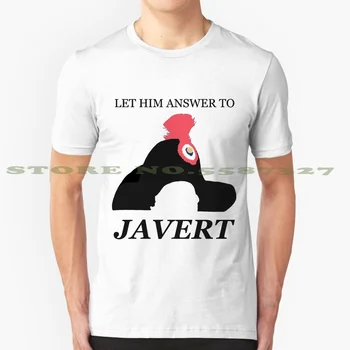 Javert Hat - Les Miserables - Ļaujiet Viņam Atbildi Uz Javert Melns Balts T Vīriešiem, Sievietēm Javert Norm Lewis Russell Crowe Tam