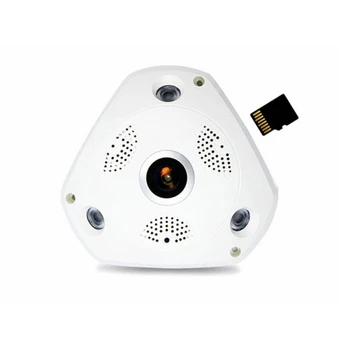 JCWHCAM 360 Panorāmas Kameru, 960P VR IP Kameras WiFi Platleņķa Objektīvs 1.3 MP 3D IP Kameras Drošības Bezvadu Nakts Redzamības CCTV