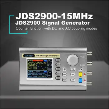 JDS2900-15M 15MHZ Signālu Ģenerators Digitālā Kontrole Dual-channel DDS Funkciju Signālu Ģeneratora Frekvences Mērītājs Patvaļīgi Vilnis