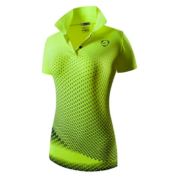 Jeansian Sieviešu Ikdienas Dizainera Īsām Piedurknēm T-Krekls, t-veida Krekli T Golfa Teniss Badmintons SWT251 Zaļa