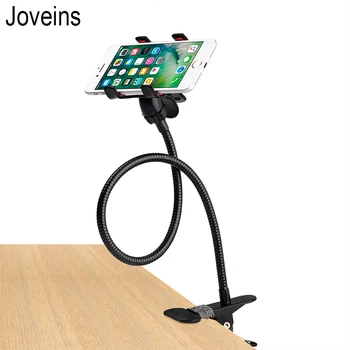 JOVEINS Metāla Elastīgu Tālruņa Turētājs Karājas Slinks Turētājs Gulta 360 Grādu Viedtālrunis Turētāja Stends, iPhone, Huawei Xiaomi