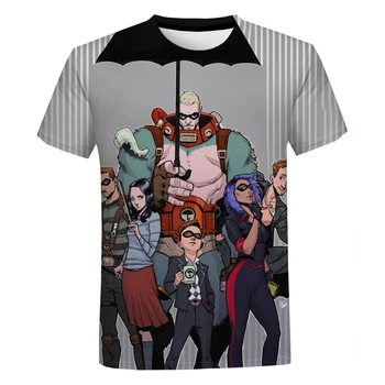 Jumta Akadēmija, 3D Druka, T-kreklu apdruka Vīriešu Sieviešu Vasaras Modes Gadījuma Īsām Piedurknēm seriāls Harajuku Streetwear Atdzist T Krekls